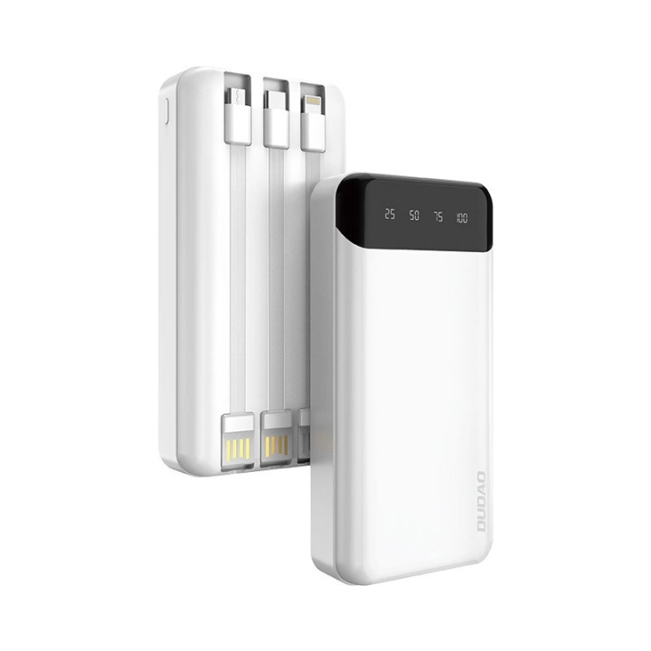 Dudao Powerbank Dudao K6 Pro+ 20000 mAh White-Black in de groep SMARTPHONE & TABLETS / Opladers & Kabels / Powerbanks bij TP E-commerce Nordic AB (C77182)