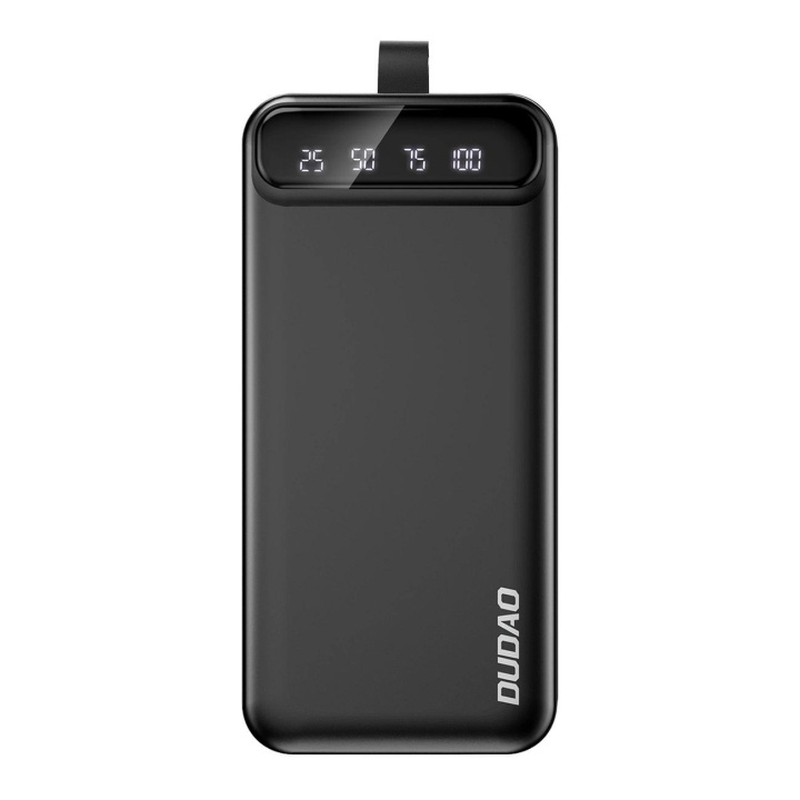 Dudao Externt Batteri Power Bank Dudao K8s+ 2xUSB-A/Typ-C 30000mAh svart in de groep SMARTPHONE & TABLETS / Opladers & Kabels / Powerbanks bij TP E-commerce Nordic AB (C77183)