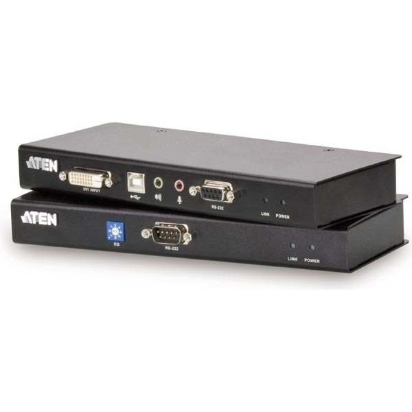 ATEN CE-600 USB+DVI+KVM+RS-232 Uitbreiding in de groep COMPUTERS & RANDAPPARATUUR / Computerkabels / Schakelaars bij TP E-commerce Nordic AB (C77211)