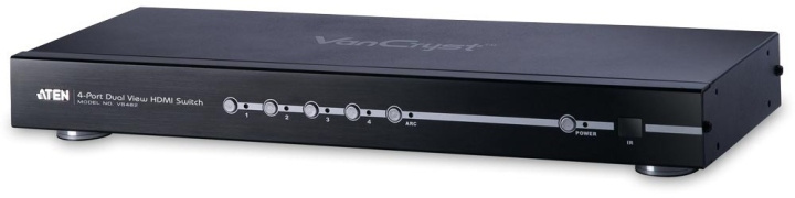 ATEN VS482 HDMI-switch met kabelpoort in de groep COMPUTERS & RANDAPPARATUUR / Computerkabels / Schakelaars bij TP E-commerce Nordic AB (C77229)