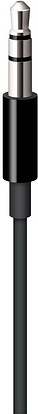 Apple Lightning - 3,5 mm audiokabel, zwart (MR2C2) in de groep HOME ELECTRONICS / Kabels & Adapters / Audio Digitaal bij TP E-commerce Nordic AB (C77325)