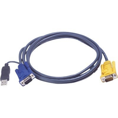 ATEN KVM-kabel, SPHD15 male > HD15 male & USB A-type male, 5m in de groep COMPUTERS & RANDAPPARATUUR / Computerkabels / Overige computerkabels bij TP E-commerce Nordic AB (C77362)