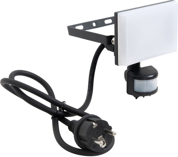 Airam Airflood Pir schijnwerper, bewegingssensor, 10W, 800lm, zwart in de groep HUISHOUDEN & TUIN / Elektriciteit & Verlichting / Buitenverlichting / Buitenwandlamp / Met bewegingssensor bij TP E-commerce Nordic AB (C77400)