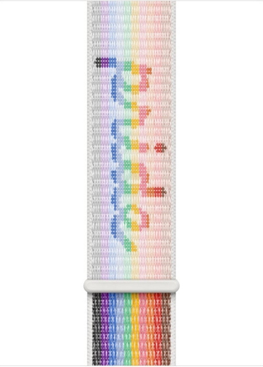 Apple Horloge 45 mm Pride Edition Sport Loop armband (MU9R3) in de groep SMARTPHONE & TABLETS / Training, thuis & vrije tijd / Apple Watch & Accessoires / Accessoires bij TP E-commerce Nordic AB (C77771)