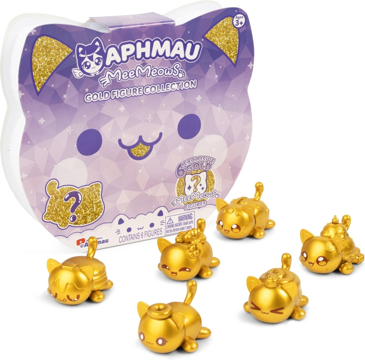 Aphmau Mystery MeeMeows Multi-pack - gouden verzamelfiguurtjes 6-pack in de groep SPEELGOED, KINDER- & BABYPRODUCTEN / Speelgoed / Speelgoed bij TP E-commerce Nordic AB (C77795)