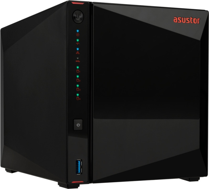 ASUSTOR AS5404T netwerkserver in de groep COMPUTERS & RANDAPPARATUUR / Netwerk / NAS-units bij TP E-commerce Nordic AB (C77846)