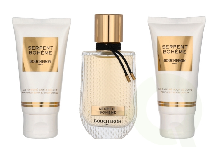 Boucheron Serpent Boheme Giftset 150 ml Edp Spray 50ml/Body Lotion 50ml/Shower Gel 50ml in de groep BEAUTY & HEALTH / Cadeausets / Cadeausets voor haar bij TP E-commerce Nordic AB (C77966)