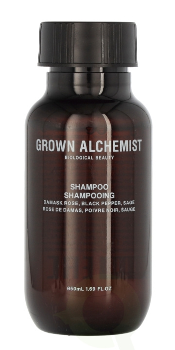 Grown Alchemist Shampoo Damask Rose, Black Pepper, Sage 50 ml in de groep BEAUTY & HEALTH / Haar & Styling / Haarverzorging / Shampoo bij TP E-commerce Nordic AB (C77974)