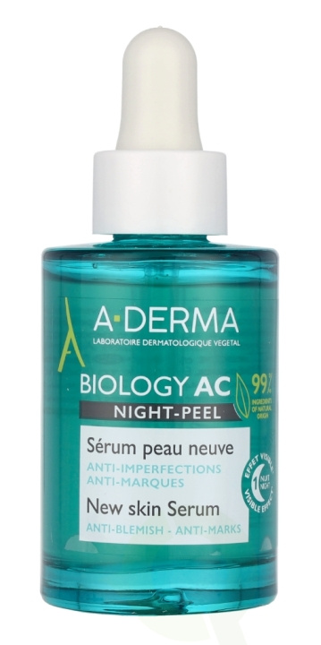 A-Derma Biology AC Night-Peel Serum 30 ml in de groep BEAUTY & HEALTH / Huidsverzorging / Gezicht / Huidserum bij TP E-commerce Nordic AB (C77997)