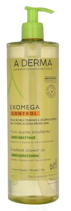 A-Derma Exomega Control Emollient Cleansing Oil 750 ml in de groep BEAUTY & HEALTH / Huidsverzorging / Lichaamsverzorging / Lichaamsolie bij TP E-commerce Nordic AB (C77999)