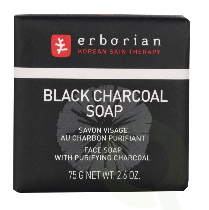 Erborian Black Charcoal Soap 75 g in de groep BEAUTY & HEALTH / Huidsverzorging / Gezicht / Schoonmaak bij TP E-commerce Nordic AB (C78001)