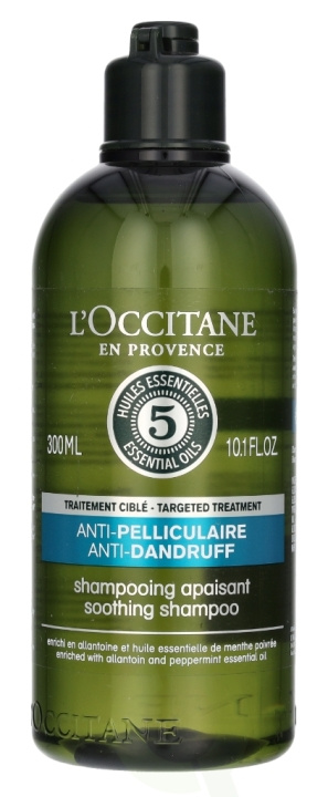 L\'Occitane 5 Ess. Oils Anti-Dandruff Shampoo 300 ml in de groep BEAUTY & HEALTH / Haar & Styling / Haarverzorging / Shampoo bij TP E-commerce Nordic AB (C78002)