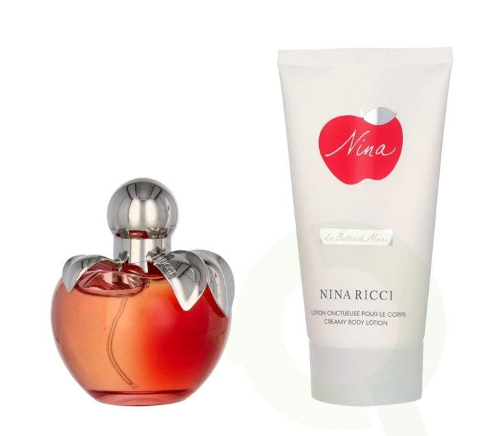 Nina Ricci Nina Giftset 125 ml Edt Spray 50ml/Body Lotion 75ml in de groep BEAUTY & HEALTH / Cadeausets / Cadeausets voor haar bij TP E-commerce Nordic AB (C78004)