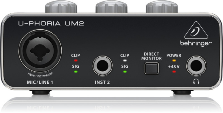 BEHRINGER U-Phoria UM2 geluidskaart voor USB-bus in de groep SPORT, VRIJE TIJD & HOBBY / Hobby / Muziek / Accessoires voor muziekinstrumenten bij TP E-commerce Nordic AB (C78111)