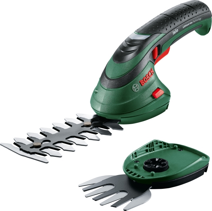 Bosch ISIO III multifunctionele trimmer met heggenschaar in de groep HUISHOUDEN & TUIN / Gereedschap / Overig Elektrisch Gereedschap bij TP E-commerce Nordic AB (C78377)