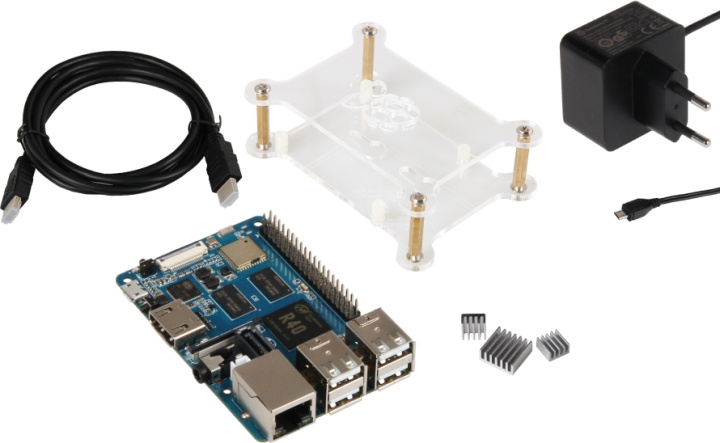 Banana Pi M2 Berry 1 GB - Alles-in-één KIT in de groep COMPUTERS & RANDAPPARATUUR / Computeronderdelen / IO-kaart bij TP E-commerce Nordic AB (C78380)