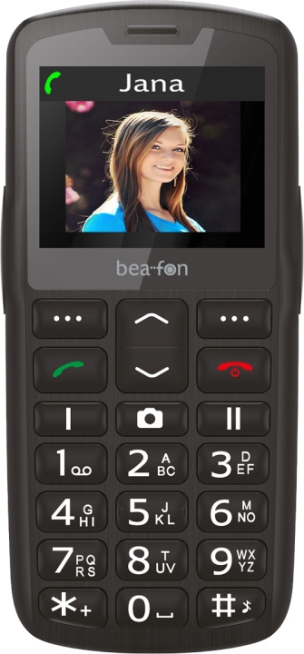 Beafon SL260 LTE telefoon, zwart in de groep SMARTPHONE & TABLETS / Mobiele telefoons & smartphones bij TP E-commerce Nordic AB (C78445)