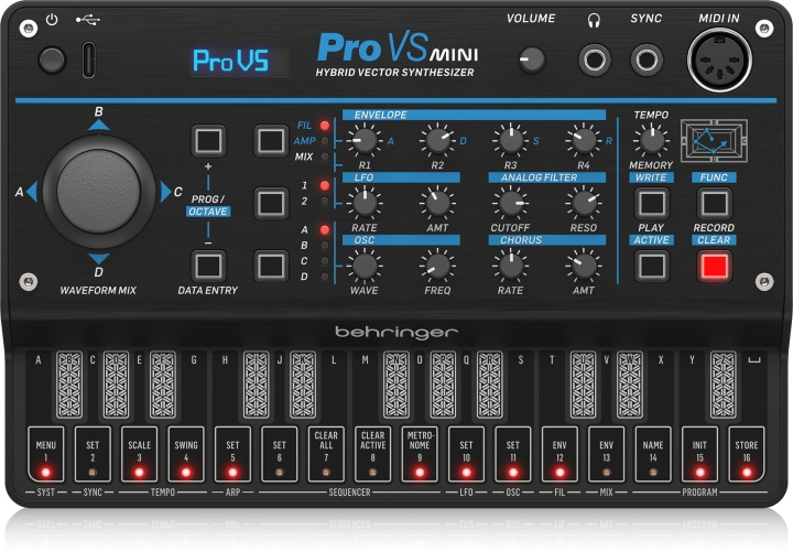 BEHRINGER Pro VS Mini synthesizer in de groep SPORT, VRIJE TIJD & HOBBY / Hobby / Muziek / Accessoires voor muziekinstrumenten bij TP E-commerce Nordic AB (C78465)