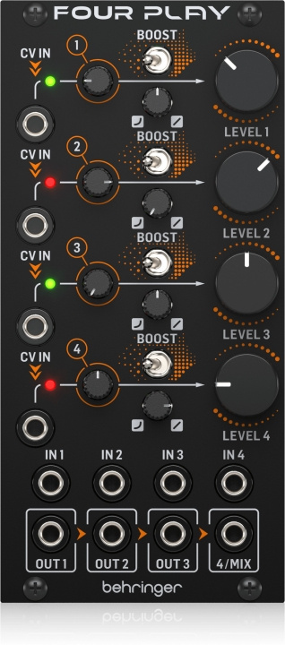 BEHRINGER Four Play VCA-module in de groep SPORT, VRIJE TIJD & HOBBY / Hobby / Muziek / Accessoires voor muziekinstrumenten bij TP E-commerce Nordic AB (C78466)