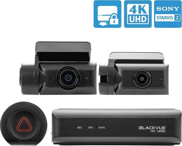 BlackVue DR970X-2CH Box Plus 64 GB dual-channel autocamera in de groep AUTO / Autoaudio & Multimedia / Autocamera\'s, Actiecamera\'s & Accessoires / Dashcams bij TP E-commerce Nordic AB (C78477)