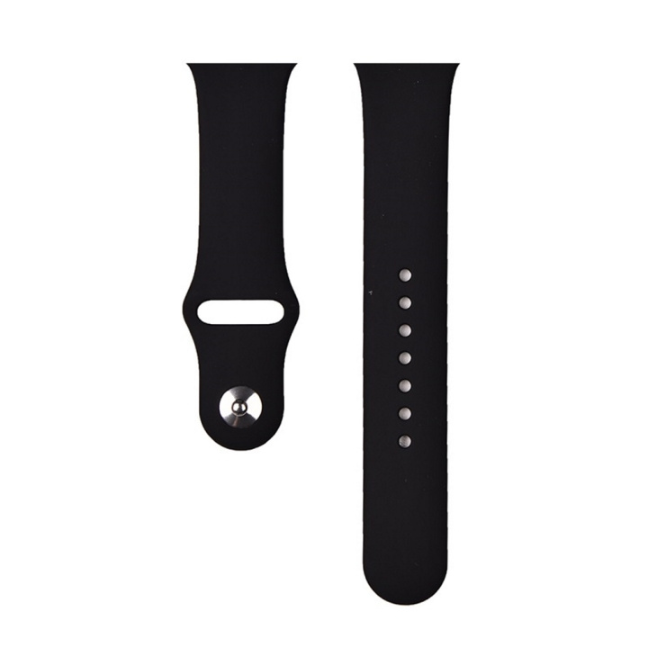 Devia armband Deluxe Sport för Apple Watch 41mm/ 40mm/ 38mm svart in de groep SMARTPHONE & TABLETS / Training, thuis & vrije tijd / Apple Watch & Accessoires / Accessoires bij TP E-commerce Nordic AB (C78549)