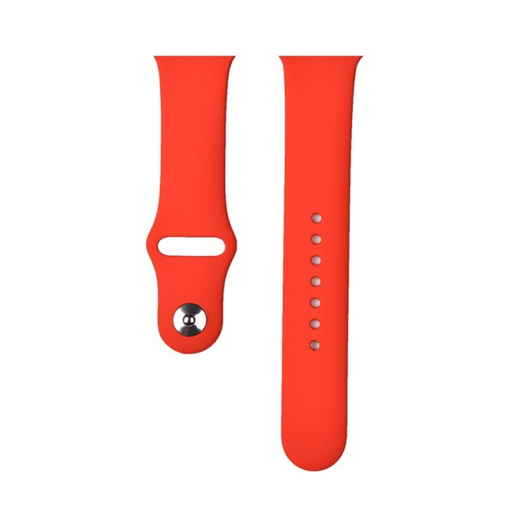 Devia armband Deluxe Sport för Apple Watch 41mm/ 40mm/ 38mm röd in de groep SMARTPHONE & TABLETS / Training, thuis & vrije tijd / Apple Watch & Accessoires / Accessoires bij TP E-commerce Nordic AB (C78550)