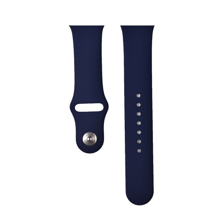 Devia polsband Deluxe Sport voor Apple Watch 49mm/ 45mm/ 44mm/ 42mm middernachtblauw in de groep SMARTPHONE & TABLETS / Training, thuis & vrije tijd / Apple Watch & Accessoires / Accessoires bij TP E-commerce Nordic AB (C78556)