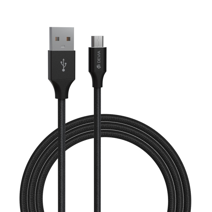 Devia kabel Gracious EC203 USB - MicroUSB 1,0 m 2,4A svart in de groep SMARTPHONE & TABLETS / Opladers & Kabels / Kabels / Kabels microUSB bij TP E-commerce Nordic AB (C78597)