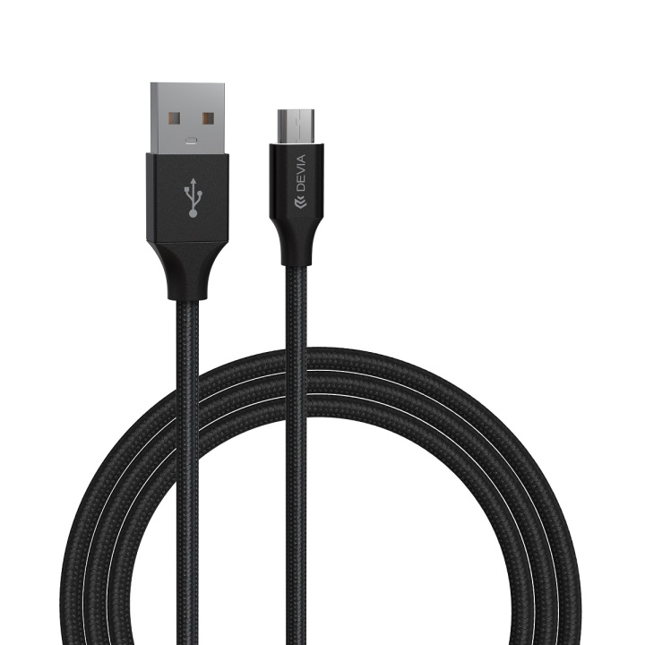 Devia kabel Gracious EC207 USB - MicroUSB 2,0 m 2,1A svart in de groep SMARTPHONE & TABLETS / Opladers & Kabels / Kabels / Kabels microUSB bij TP E-commerce Nordic AB (C78599)