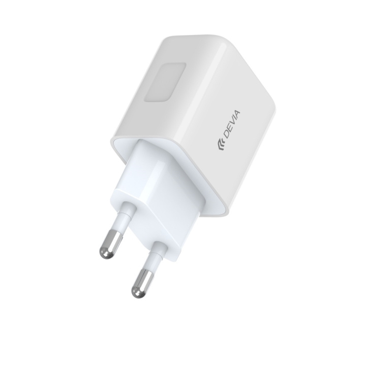 Devia väggladdare Smart PD 30W 1x USB-C vit in de groep SMARTPHONE & TABLETS / Opladers & Kabels / Wandoplader / Wandoplader Type C bij TP E-commerce Nordic AB (C78604)