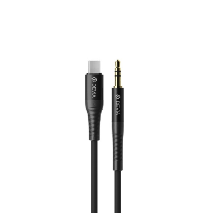 Devia ljudkabel Ipure EC620 jack 3,5 mm - USB-C 1m svart in de groep HOME ELECTRONICS / Kabels & Adapters / Audio Analoog / 3.5 mm bij TP E-commerce Nordic AB (C78610)