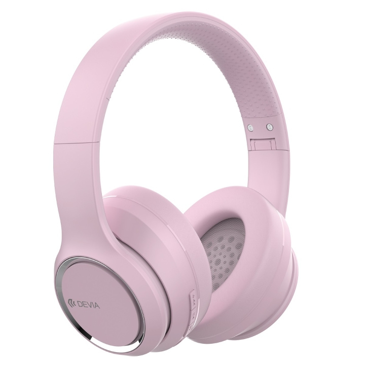 Devia Bluetooth-hörlurar Kintone rosa in de groep HOME ELECTRONICS / Audio & Beeld / Koptelefoon & Accessoires / Koptelefoon bij TP E-commerce Nordic AB (C78618)