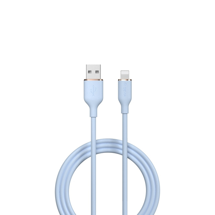 Devia kabel Jelly EC630 USB - Lightning 1,2 m 2,4A blå in de groep SMARTPHONE & TABLETS / Opladers & Kabels / Kabels / Kabels Lightning bij TP E-commerce Nordic AB (C78631)