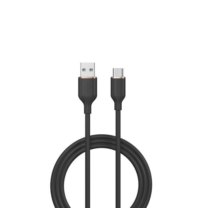 Devia kabel Jelly EC629 USB - USB-C 1,2 m 2,4A svart in de groep SMARTPHONE & TABLETS / Opladers & Kabels / Kabels / Kabels Type C bij TP E-commerce Nordic AB (C78633)