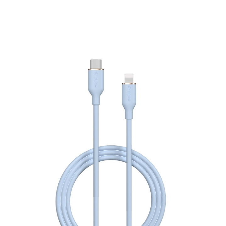 Devia kabel Jelly EC631 USB-C - Lightning 1,2 m 27W blå in de groep SMARTPHONE & TABLETS / Opladers & Kabels / Kabels / Kabels Lightning bij TP E-commerce Nordic AB (C78639)