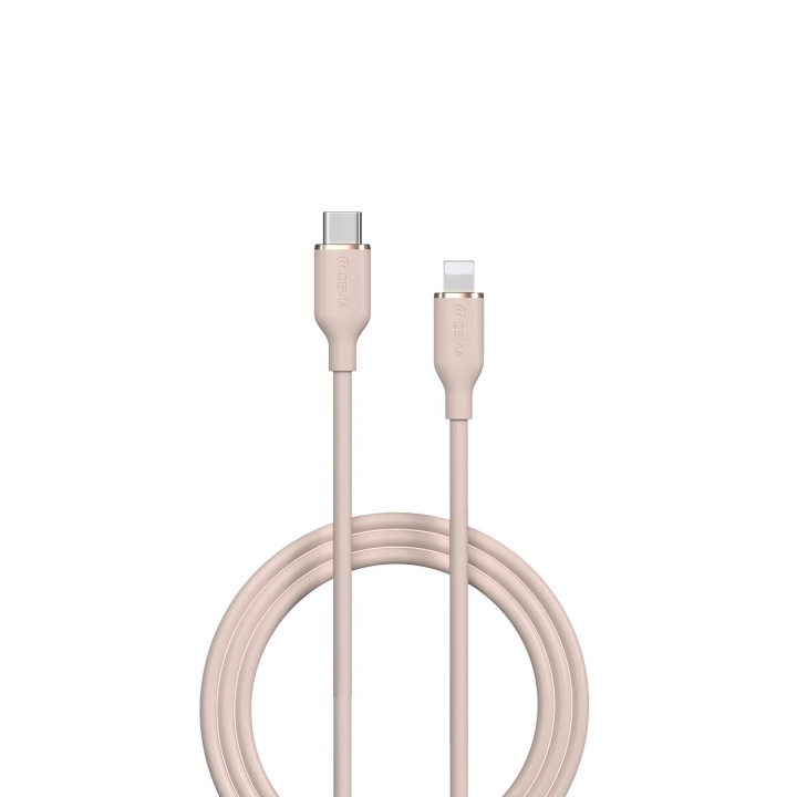 Devia kabel Jelly EC631 USB-C - Lightning 1,2 m 27W rosa in de groep SMARTPHONE & TABLETS / Opladers & Kabels / Kabels / Kabels Lightning bij TP E-commerce Nordic AB (C78640)