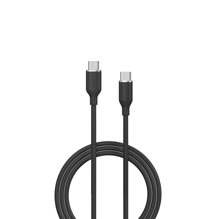 Devia kabel Jelly EC632 USB-C - USB-C 1,2 m 60W 3A svart in de groep SMARTPHONE & TABLETS / Opladers & Kabels / Kabels / Kabels Type C bij TP E-commerce Nordic AB (C78641)