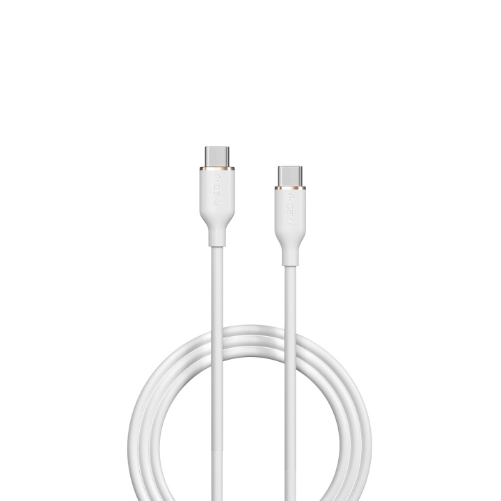 Devia kabel Jelly EC632 USB-C - USB-C 1,2 m 60W 3A vit in de groep SMARTPHONE & TABLETS / Opladers & Kabels / Kabels / Kabels Type C bij TP E-commerce Nordic AB (C78642)