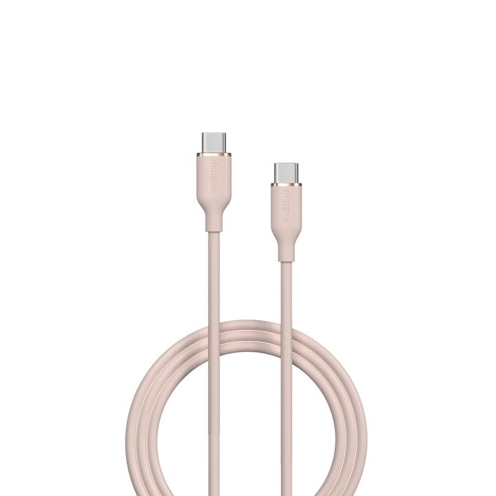 Devia kabel Jelly EC632 USB-C - USB-C 1,2 m 60W 3A rosa in de groep SMARTPHONE & TABLETS / Opladers & Kabels / Kabels / Kabels Type C bij TP E-commerce Nordic AB (C78644)