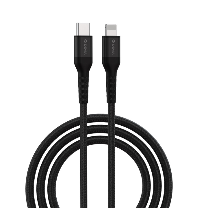 Devia kabel Gracious EC409 PD USB-C - Lightning 1,5 m 3A svart in de groep SMARTPHONE & TABLETS / Opladers & Kabels / Kabels / Kabels Lightning bij TP E-commerce Nordic AB (C78655)