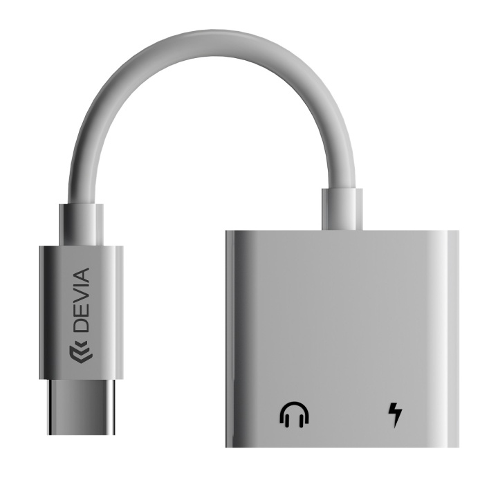 Devia adapter EC609 USB-C - USB-C (port) + USB-C (port) vit in de groep SMARTPHONE & TABLETS / Opladers & Kabels / Adapters bij TP E-commerce Nordic AB (C78657)