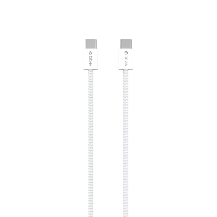 Devia kabel Smart EC325 PD USB-C - USB-C 1,0 m 60W 3A vit in de groep SMARTPHONE & TABLETS / Opladers & Kabels / Kabels / Kabels Type C bij TP E-commerce Nordic AB (C78667)