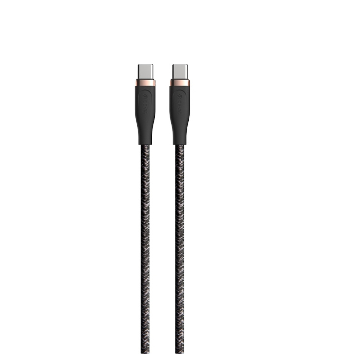 Devia kabel Star EC320 PD USB-C - USB-C 1,5 m 60W 3A svart in de groep SMARTPHONE & TABLETS / Opladers & Kabels / Kabels / Kabels Type C bij TP E-commerce Nordic AB (C78669)