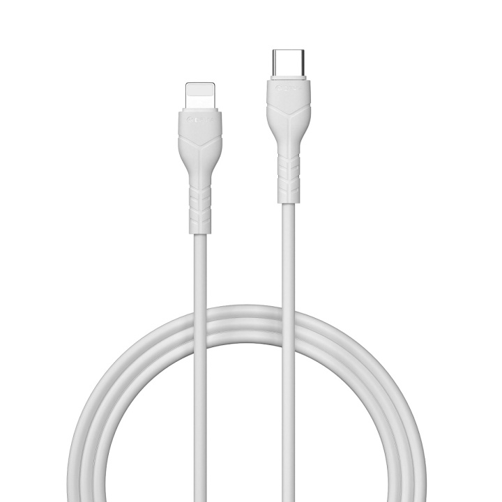 Devia kabel Kintone EC150 USB-C - Lightning 1,0 m 3A 27W vit in de groep SMARTPHONE & TABLETS / Opladers & Kabels / Kabels / Kabels Lightning bij TP E-commerce Nordic AB (C78681)