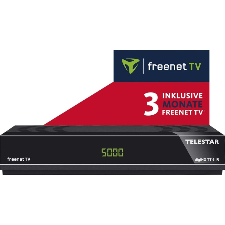 TELESTAR digiHD TT 6 IR Klein formaat DTT 2 HD set-top-box incl. 3 maanden freenet in de groep HOME ELECTRONICS / Audio & Beeld / TV & Accessoires / Terrestrische/Boxer bij TP E-commerce Nordic AB (C78711)