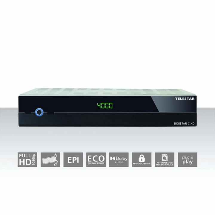 TELESTAR DIGISTAR C HD DVB-C HDTV-ontvanger in de groep HOME ELECTRONICS / Audio & Beeld / TV & Accessoires / Terrestrische/Boxer bij TP E-commerce Nordic AB (C78713)