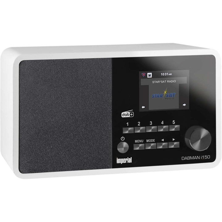 imperial DABMAN i150 Compacte Hybride Radio voor Internet / DAB+ / FM Wit in de groep HOME ELECTRONICS / Audio & Beeld / Thuisbioscoop, Hifi en Draagbaar / Radio & Wekkers bij TP E-commerce Nordic AB (C78720)