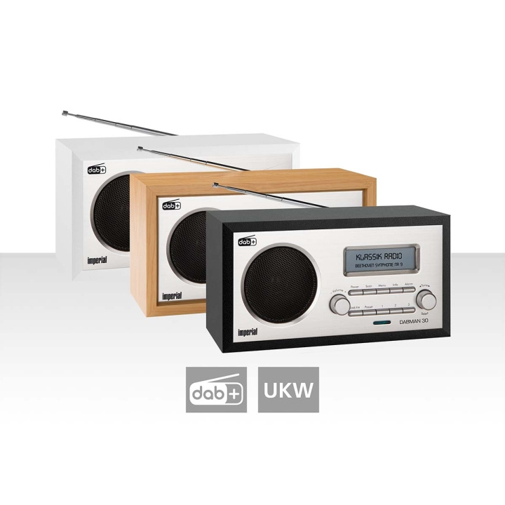 imperial DABMAN 30 Zwart DAB+ / FM in de groep HOME ELECTRONICS / Audio & Beeld / Thuisbioscoop, Hifi en Draagbaar / Radio & Wekkers / Draadloze audiozender bij TP E-commerce Nordic AB (C78744)