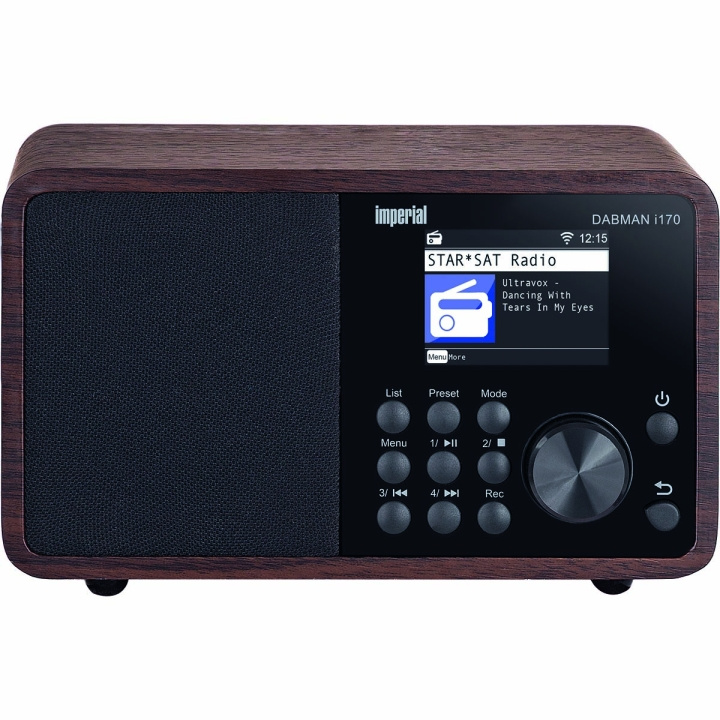 imperial DABMAN i170 DAB+ en internetradio Houtlook in de groep HOME ELECTRONICS / Audio & Beeld / Thuisbioscoop, Hifi en Draagbaar / Radio & Wekkers / Draadloze audiozender bij TP E-commerce Nordic AB (C78750)