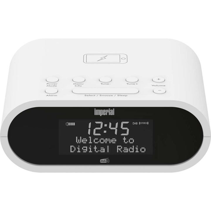 imperial DABMAN d20 DAB+ en FM wekkerradio Wit in de groep HOME ELECTRONICS / Audio & Beeld / Thuisbioscoop, Hifi en Draagbaar / Radio & Wekkers / Wekkerradio bij TP E-commerce Nordic AB (C78752)